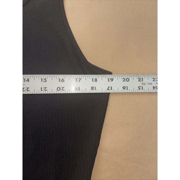 SHEIN Women’s 2X Black Ribbed Bodysuit - Picture 3 of 7